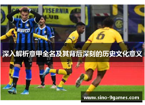 深入解析意甲全名及其背后深刻的历史文化意义